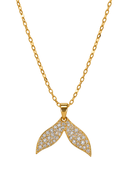 Fish Tail 18K Gold Plated Necklace