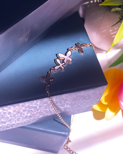 Butterfly Dream 18K Gold Plated Bracelet