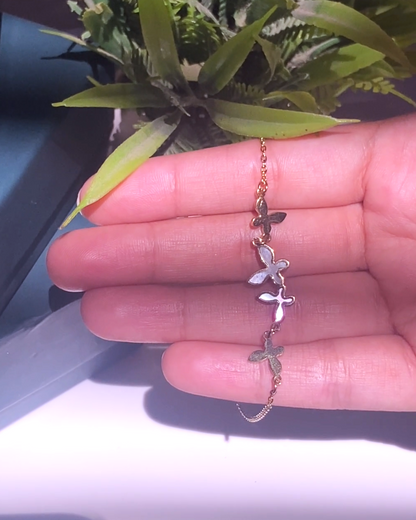 Butterfly Dream 18K Gold Plated Bracelet